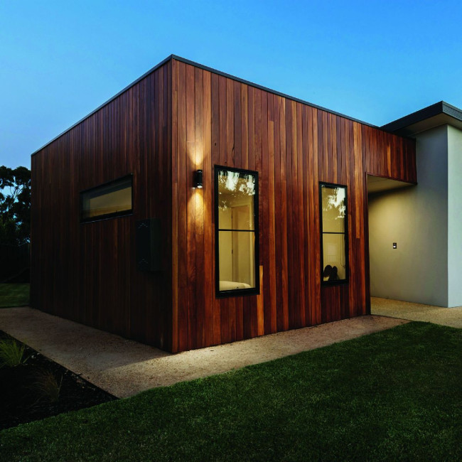 Уличный настенный светильник Uniel UUL-S92A 2х50W/GX53 IP65 BLACK UL-00009365