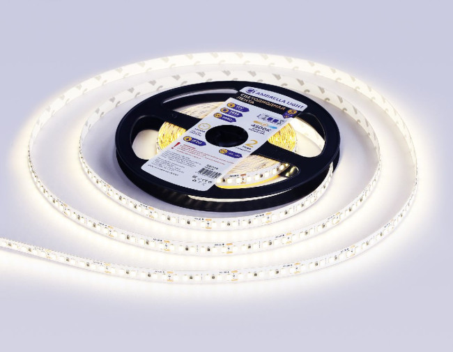 Светодиодная лента Ambrella Light Led Strip 12V Illumination 2835 14,4Вт/м 4500K 5м IP20 GS1312 Светодиодная лента Ambrella Light Led Strip 12V Illumination 2835 14,4Вт/м 4500K 5м IP20 GS1312