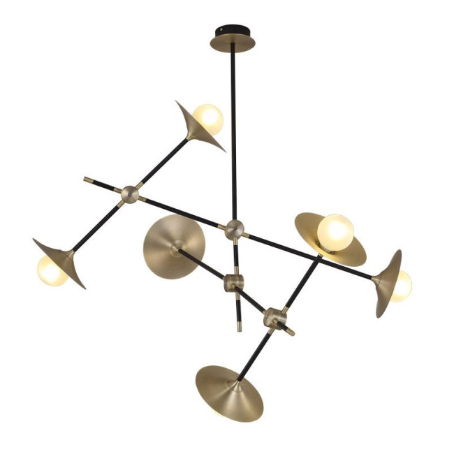 Люстра на штанге Delight Collection 9256P/6 gold Люстра на штанге Delight Collection 9256P/6 gold