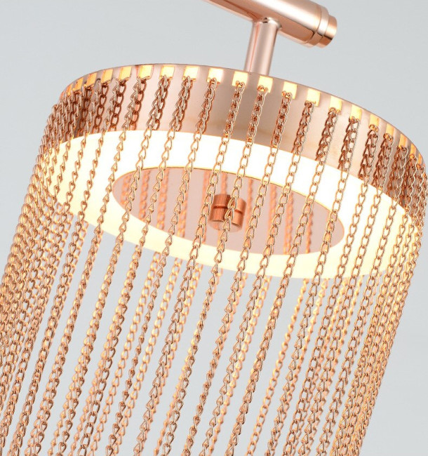 Люстра на штанге Delight Collection Otero 8608P copper Люстра на штанге Delight Collection Otero 8608P copper