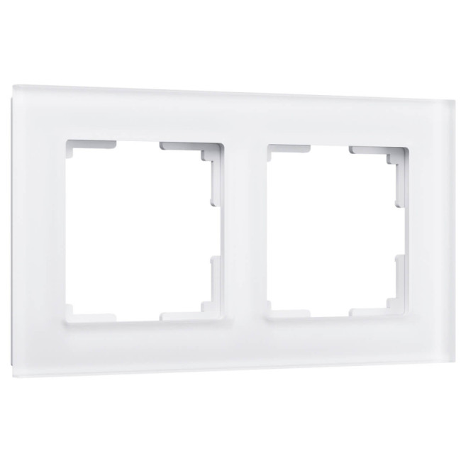 Рамка на 2 поста Werkel Favorit белый матовый W0021105 4690389159572 Рамка на 2 поста Werkel Favorit белый матовый W0021105 4690389159572