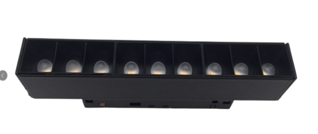 Трековый магнитный светильник Elvan PJ-2003-9W-WW-BK