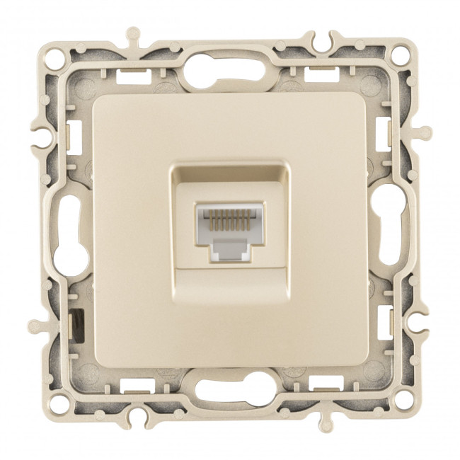 Розетка RJ45 Arte Milano 217.45-1.shampan Розетка RJ45 Arte Milano 217.45-1.shampan