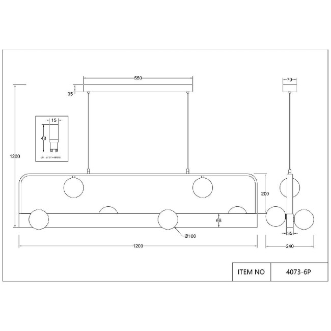 Подвесная люстра Favourite Fitirum 4073-6P