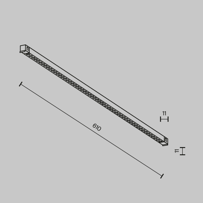 Трековый магнитный светильник Maytoni Technical Points Exility X TR241-2-12W4K-B Трековый магнитный светильник Maytoni Technical Points Exility X TR241-2-12W4K-B