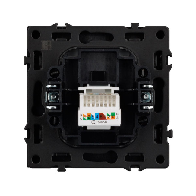 Механизм компьютерной розетки Arlight SCT-NOBE-MPC1-SFPL-GR (RJ-45, CAT6) 054307