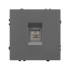 Механизм компьютерной розетки Arlight SCT-NOBE-MPC1-SFPL-GR (RJ-45, CAT6) 054307