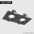 Встраиваемый светильник Crystal Lux CLT 002C2 BL V2 Встраиваемый светильник Crystal Lux CLT 002C2 BL V2