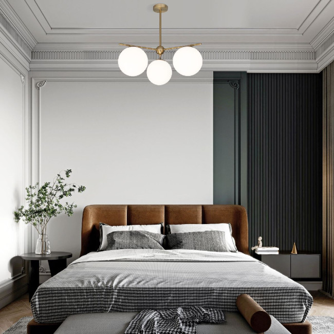 Люстра на штанге Eurosvet Marbella 60147/3 латунь a063853 Люстра на штанге Eurosvet Marbella 60147/3 латунь a063853