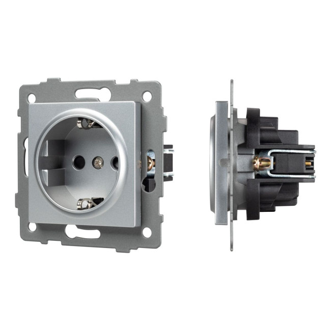 Механизм электрической розетки Arlight SCT-MEU1-PL-GR-V (250V, 16A) 049816 Механизм электрической розетки Arlight SCT-MEU1-PL-GR-V (250V, 16A) 049816