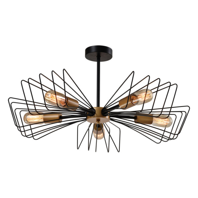 Люстра на штанге Lussole Loft Durham LSP-8796 Люстра на штанге Lussole Loft Durham LSP-8796