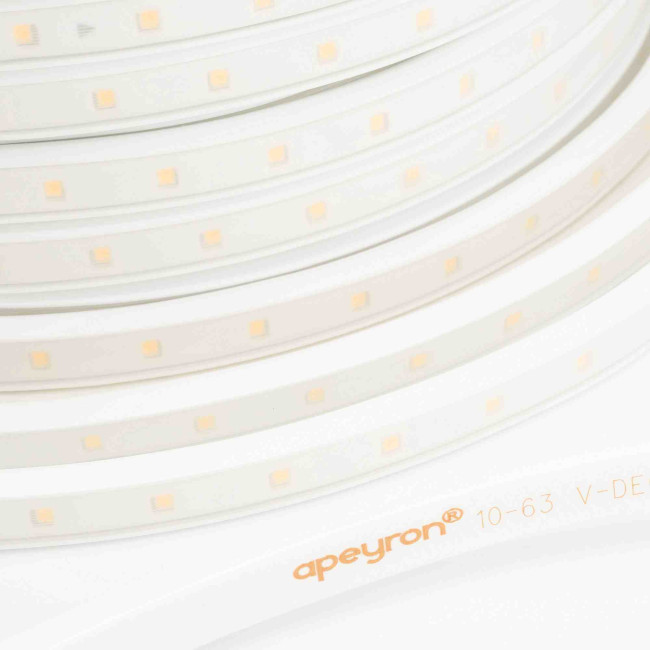 Светодиодная лента Apeyron 220В СТ 6Вт/м smd2835 60д/м IP65 600Лм/м 50м 3000К 10-63 Светодиодная лента Apeyron 220В СТ 6Вт/м smd2835 60д/м IP65 600Лм/м 50м 3000К 10-63