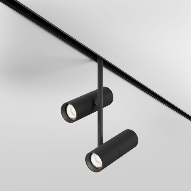 Трековый магнитный светильник Maytoni Elti Duo TR005-2-2X12W4K-B Трековый магнитный светильник Maytoni Elti Duo TR005-2-2X12W4K-B