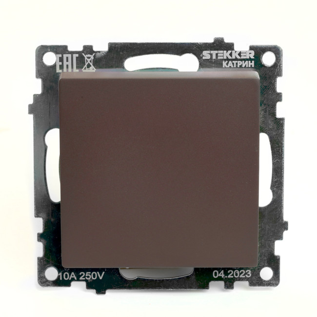 Переключатель перекрестный 1-клавишный Stekker GLS10-7110-04 Катрин 49180 Переключатель перекрестный 1-клавишный Stekker GLS10-7110-04 Катрин 49180