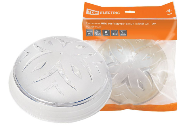 Настенно-потолочный светильник TDM Electric Плутон НПО 106 SQ0328-0028