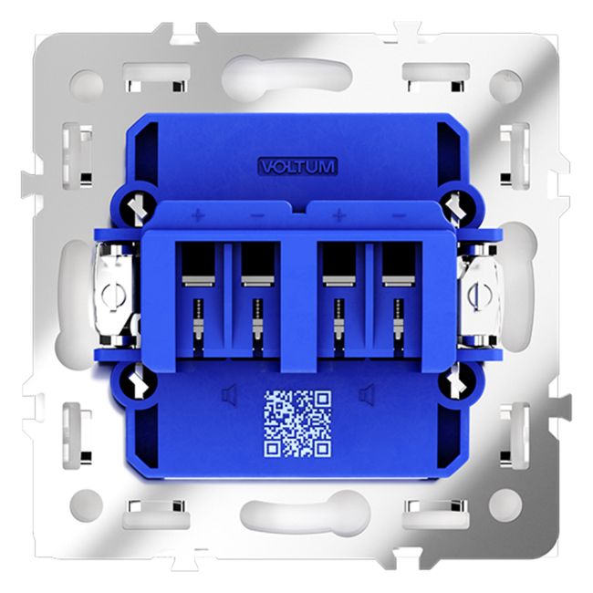 Розетка акустическая Voltum S70 VLS060303 (кашемир)