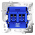 Розетка акустическая Voltum S70 VLS060303 (кашемир)