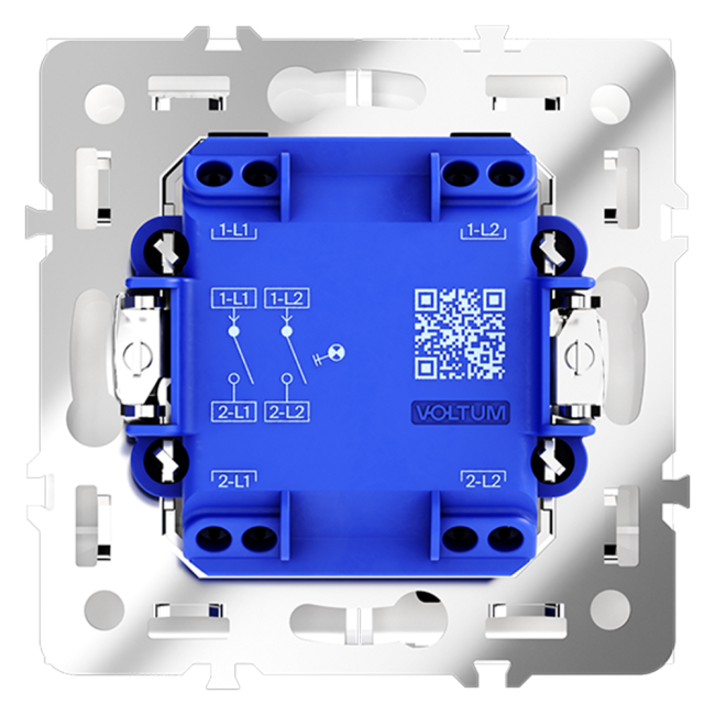 Выключатель двухклавишный с подсветкой Voltum S70 VLS020203 (кашемир) Выключатель двухклавишный с подсветкой Voltum S70 VLS020203 (кашемир)