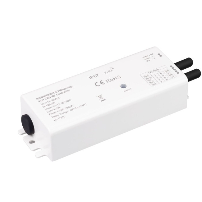 Диммер Arlight SMART-PWM-104-72-SH-WP-SUF (12-36V, 4x5A, IP67, 2.4G) 046519 Диммер Arlight SMART-PWM-104-72-SH-WP-SUF (12-36V, 4x5A, IP67, 2.4G) 046519