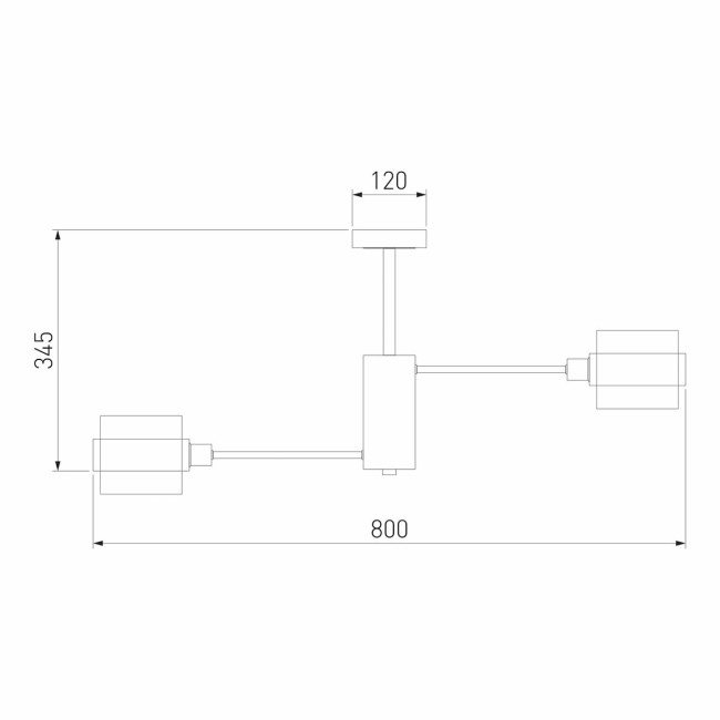 Потолочная люстра Eurosvet Arcada 70127/8 черный