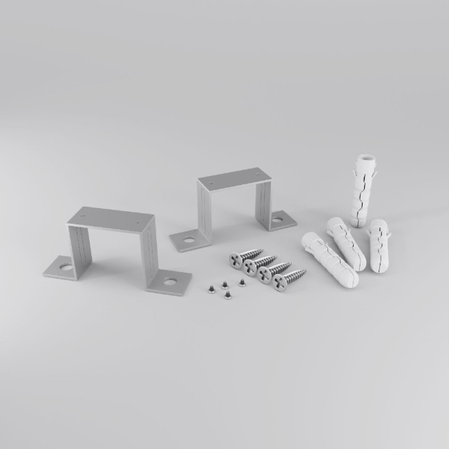 Комплект крепления для встроенного монтажа радиусного профиля (2 шт.) Maytoni Led strip ALM-3535R-4MT Комплект крепления для встроенного монтажа радиусного профиля (2 шт.) Maytoni Led strip ALM-3535R-4MT