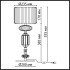 Настольная лампа Odeon Light Modern Terra 5414/2TA Настольная лампа Odeon Light Modern Terra 5414/2TA