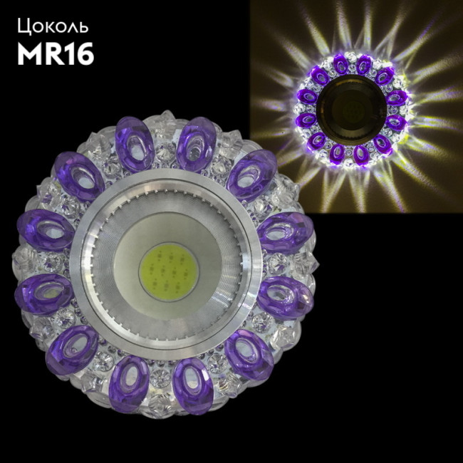 Встраиваемый светильник Reluce 42225-9.0-001PL MR16+LED3W CL/PP Встраиваемый светильник Reluce 42225-9.0-001PL MR16+LED3W CL/PP
