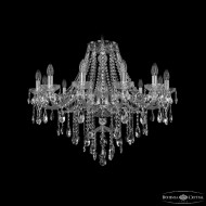 Подвесная люстра Bohemia Ivele Crystal 1415/12/300 Ni Подвесная люстра Bohemia Ivele Crystal 1415/12/300 Ni