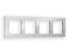 Рамка четырехместная Ambrella Volt Platos AF550104
