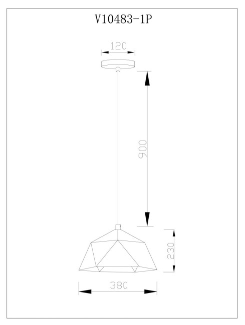 Подвесной светильник Moderli Genoa V11560-1P Подвесной светильник Moderli Genoa V11560-1P