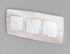 Лицевая панель для выключателя одноклавишного с подсветкой Ambrella Volt Omega OP1020 Лицевая панель для выключателя одноклавишного с подсветкой Ambrella Volt Omega OP1020