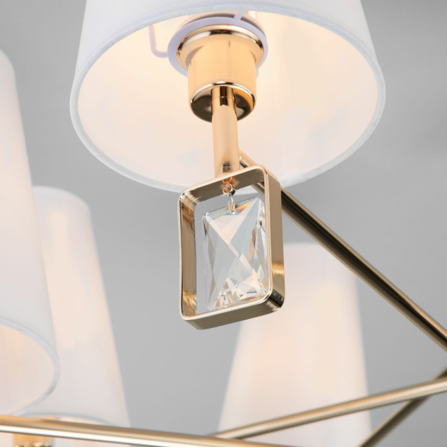 Люстра на штанге Eurosvet Milazzo 60137/8 золото a060129