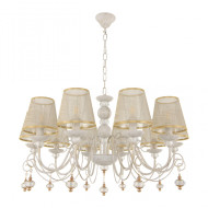 Подвесная люстра Arte Milano 347620/10 WT+G Подвесная люстра Arte Milano 347620/10 WT+G