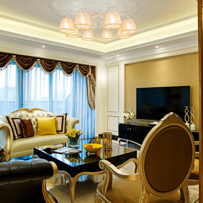 Потолочная люстра Arte Milano 341120/8 WT+G Потолочная люстра Arte Milano 341120/8 WT+G