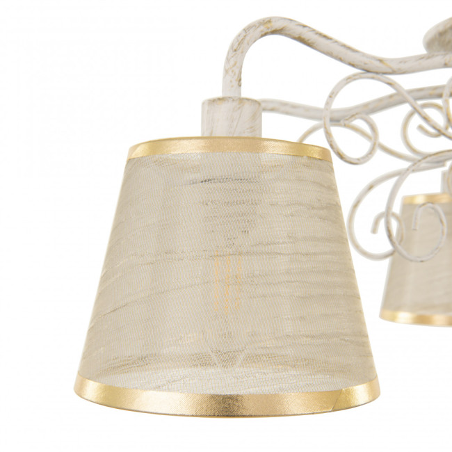 Потолочная люстра Arte Milano 341120/8 WT+G Потолочная люстра Arte Milano 341120/8 WT+G