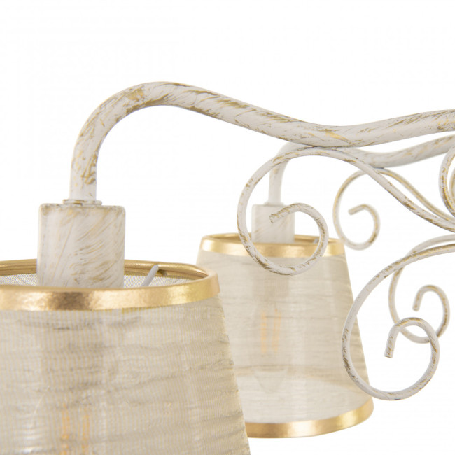 Потолочная люстра Arte Milano 341120/8 WT+G Потолочная люстра Arte Milano 341120/8 WT+G