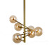 Люстра на штанге Delight Collection Globe Mobile MX19009070-6B gold
