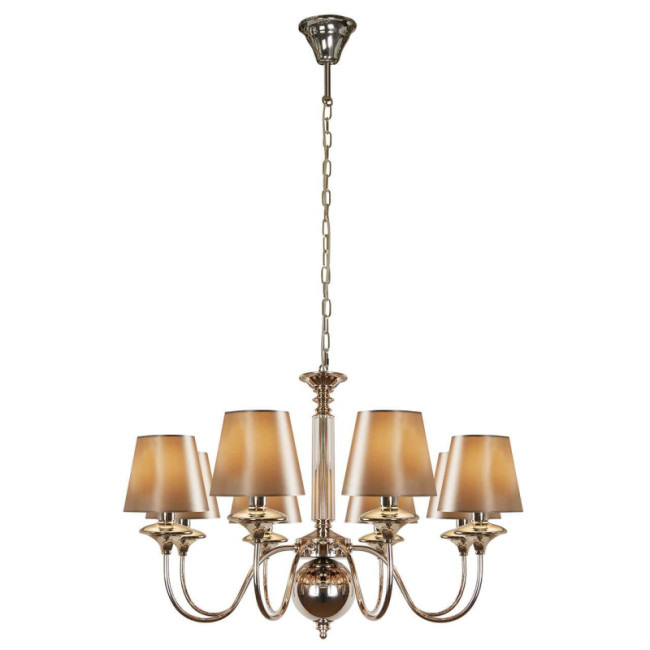 Подвесная люстра iLamp Rolling P2406-8 Nickel Подвесная люстра iLamp Rolling P2406-8 Nickel