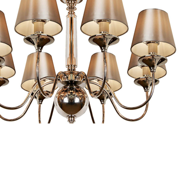 Подвесная люстра iLamp Rolling P2406-8 Nickel Подвесная люстра iLamp Rolling P2406-8 Nickel
