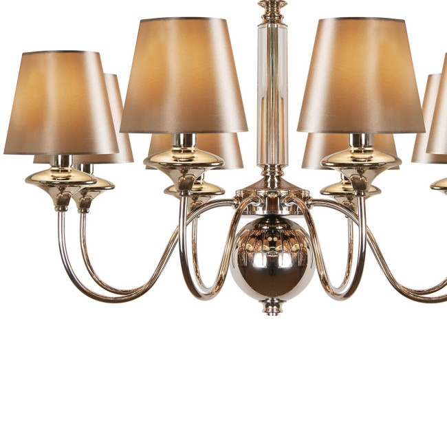 Подвесная люстра iLamp Rolling P2406-8 Nickel Подвесная люстра iLamp Rolling P2406-8 Nickel