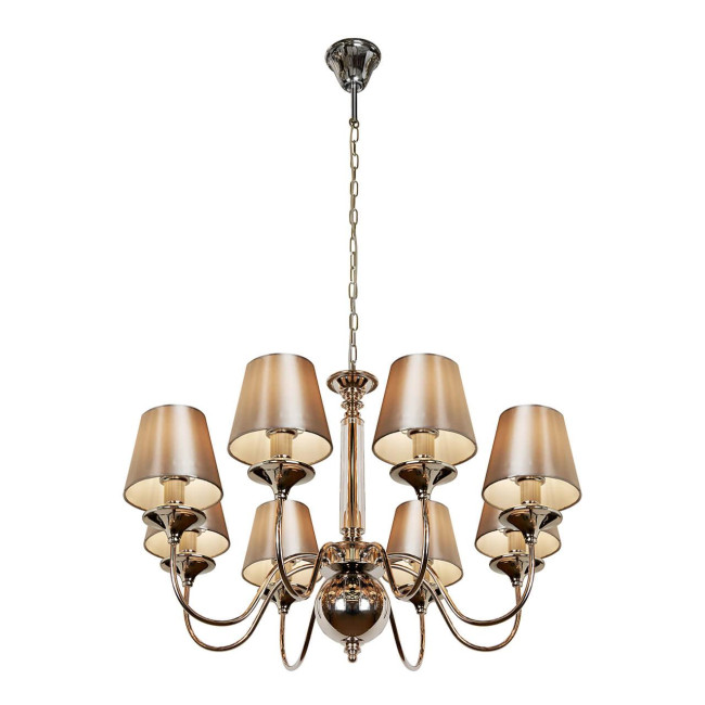 Подвесная люстра iLamp Rolling P2406-8 Nickel Подвесная люстра iLamp Rolling P2406-8 Nickel