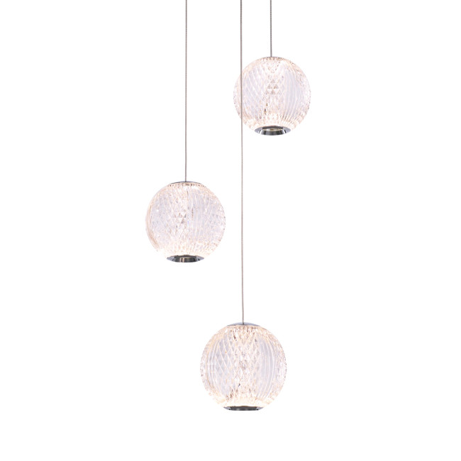 Подвесной светильник Delight Collection MD20001012 MD20001012-3A chrome Подвесной светильник Delight Collection MD20001012 MD20001012-3A chrome