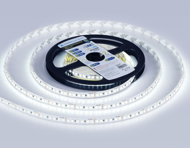 Светодиодная лента Ambrella Light Led Strip 12V Illumination 2835 14,4Вт/м 6500K 5м IP20 GS1313 Светодиодная лента Ambrella Light Led Strip 12V Illumination 2835 14,4Вт/м 6500K 5м IP20 GS1313