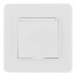 Комплект розетки с/з и шторками, защитной крышкой и рамкой Arte Milano SET16-1-41-1 white