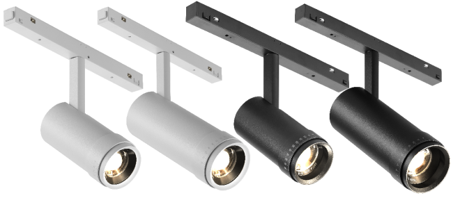 Трековый магнитный светильник iLedex Vision ZOOM 4822-020-D47-10W-10/60DG-4000K-BK