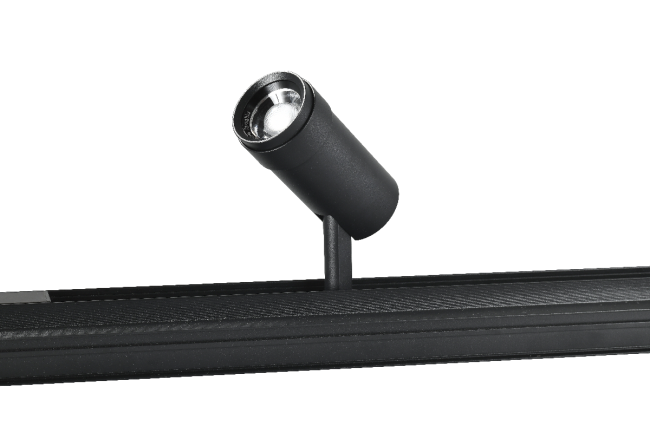 Трековый магнитный светильник iLedex Vision ZOOM 4822-020-D47-10W-10/60DG-4000K-BK