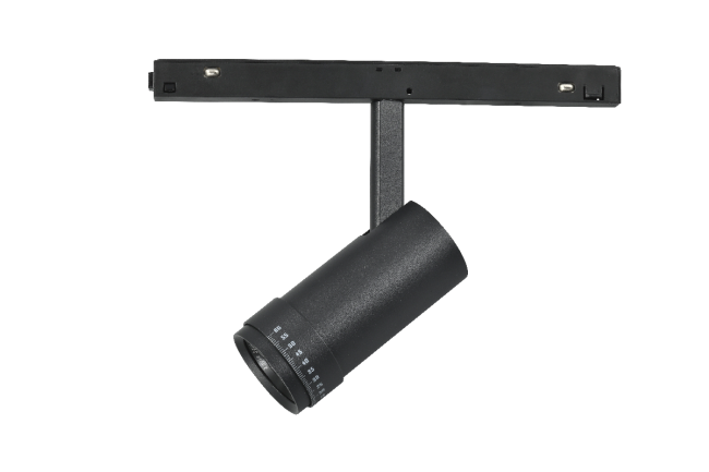 Трековый магнитный светильник iLedex Vision ZOOM 4822-020-D47-10W-10/60DG-4000K-BK