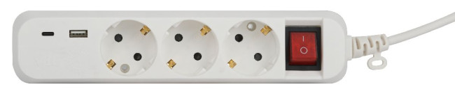 Удлинитель электрический Эра UB-3es-1,5m-USB Б0052897