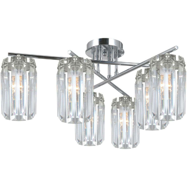 Потолочная люстра Illumico IL3566-6CSQ-24 CR LYRA Потолочная люстра Illumico IL3566-6CSQ-24 CR LYRA