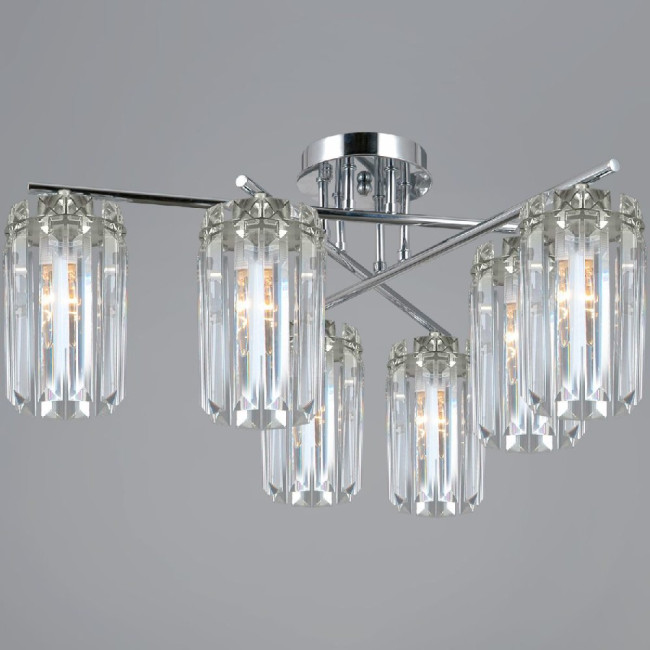 Потолочная люстра Illumico IL3566-6CSQ-24 CR LYRA Потолочная люстра Illumico IL3566-6CSQ-24 CR LYRA